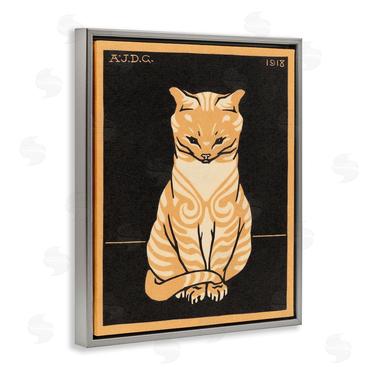 Julie de Graag Cats Vintage Poster Canvas Wall Art Print