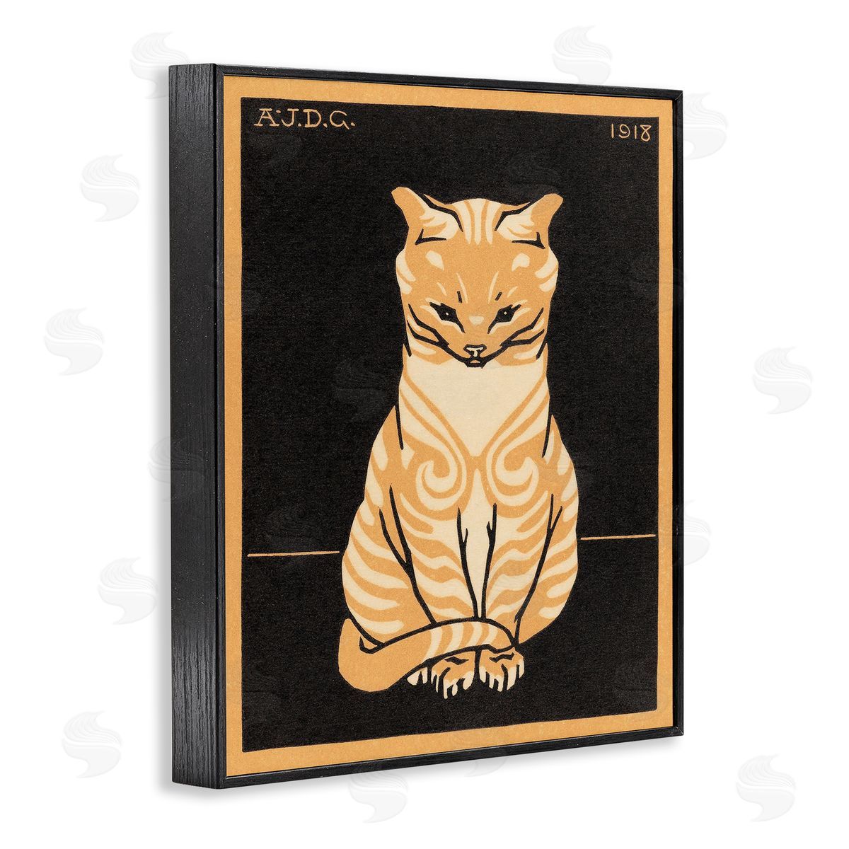 Julie de Graag Cats Vintage Poster Canvas Wall Art Print