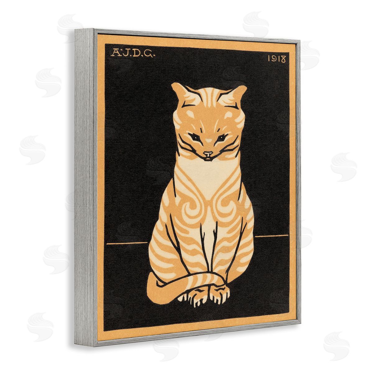 Julie de Graag Cats Vintage Poster Canvas Wall Art Print