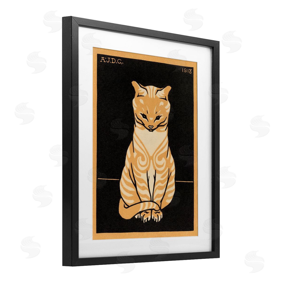 Julie de Graag Cats Vintage Poster Canvas Wall Art Print