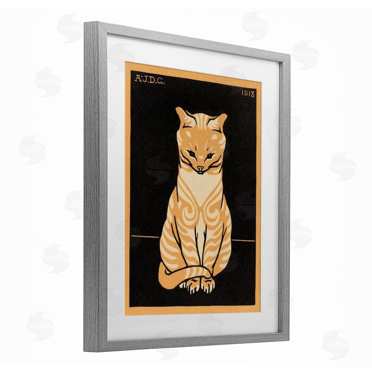 Julie de Graag Cats Vintage Poster Canvas Wall Art Print