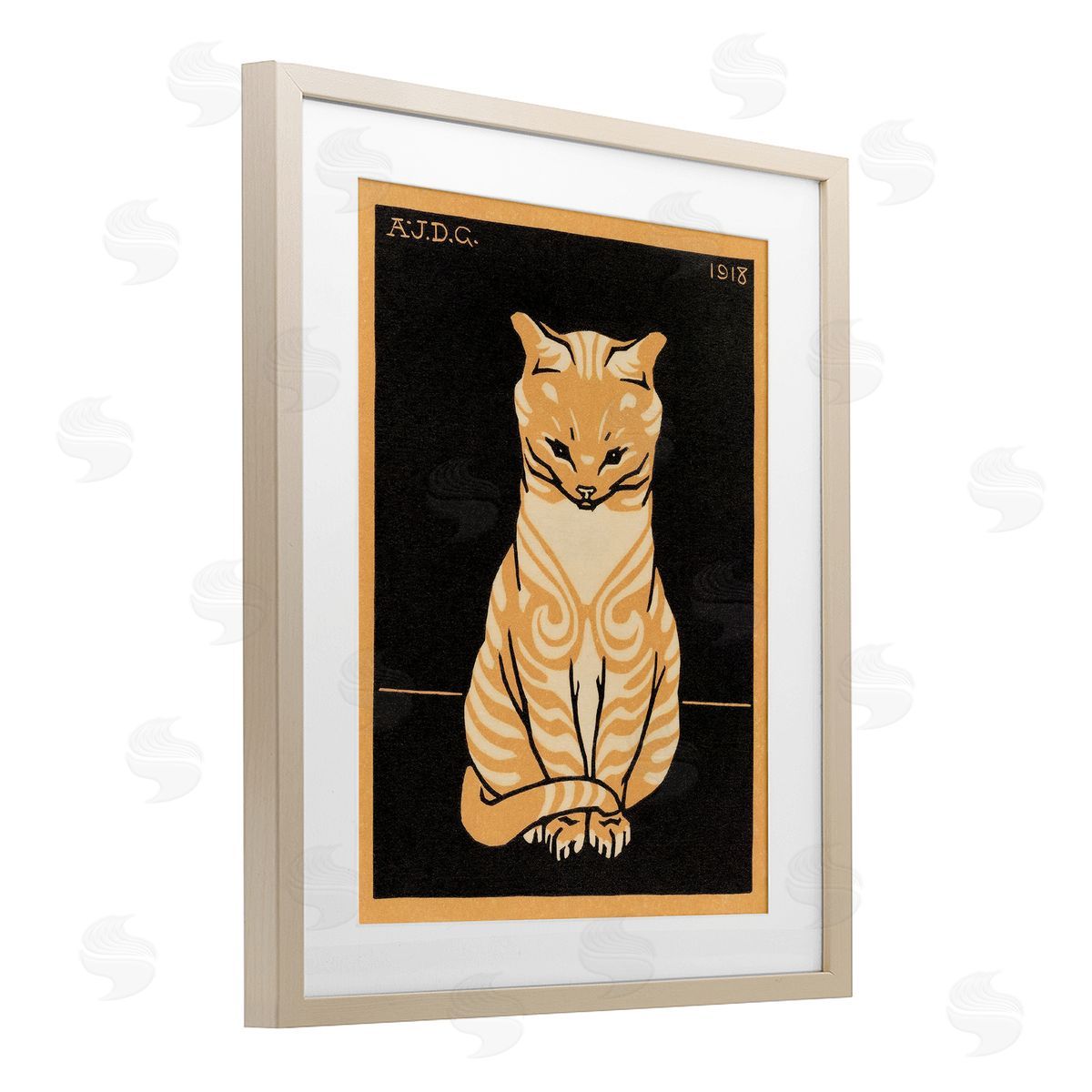 Julie de Graag Cats Vintage Poster Canvas Wall Art Print