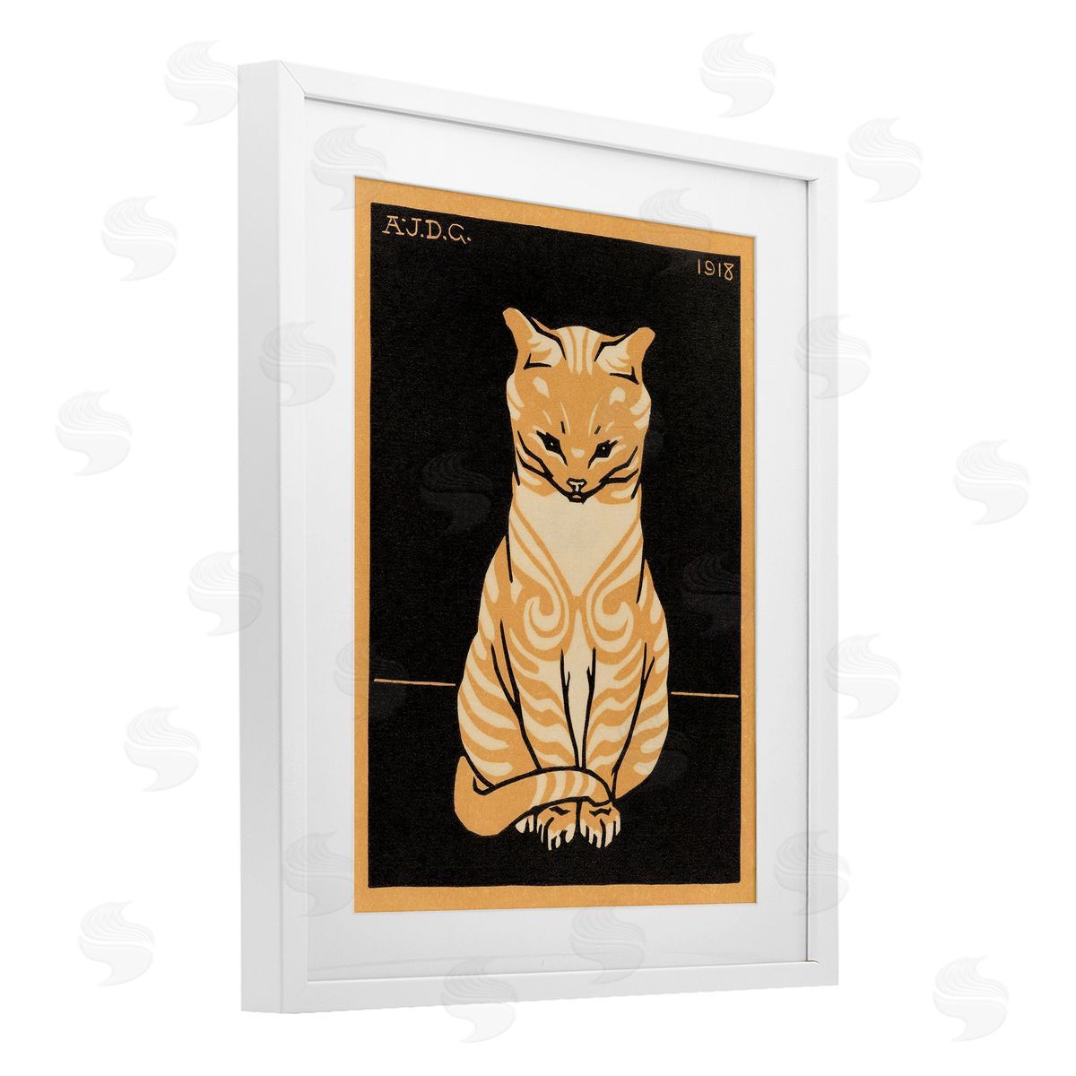 Julie de Graag Cats Vintage Poster Canvas Wall Art Print