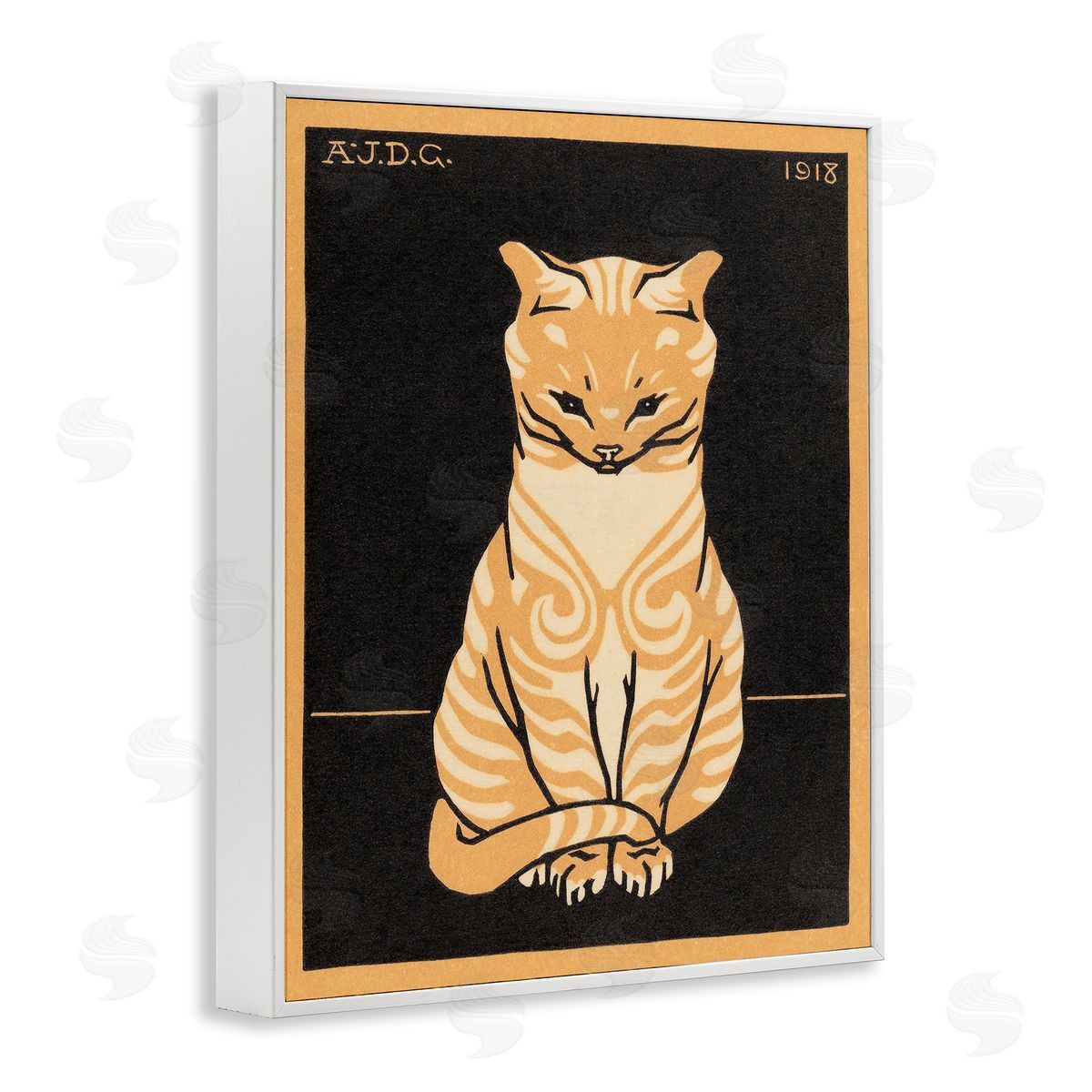 Julie de Graag Cats Vintage Poster Canvas Wall Art Print