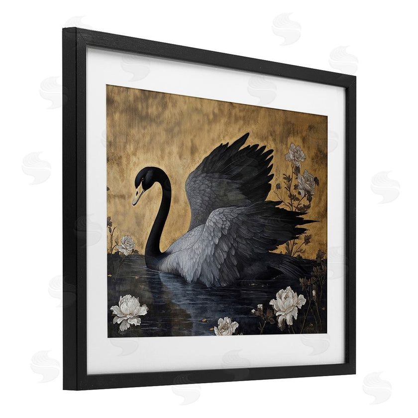 Jose Perez | Dark Swan on Lake