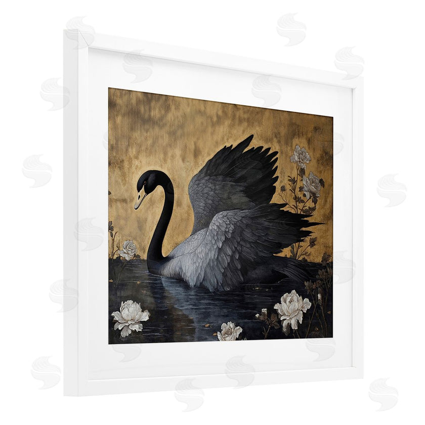 Jose Perez | Dark Swan on Lake