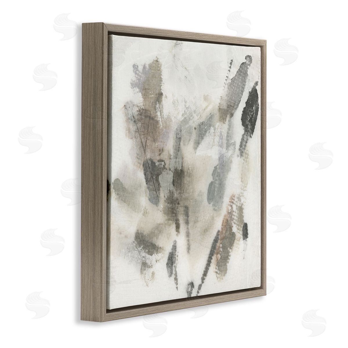 June Erica Vess Soft Embers on Beige Canvas Wall Art Print
