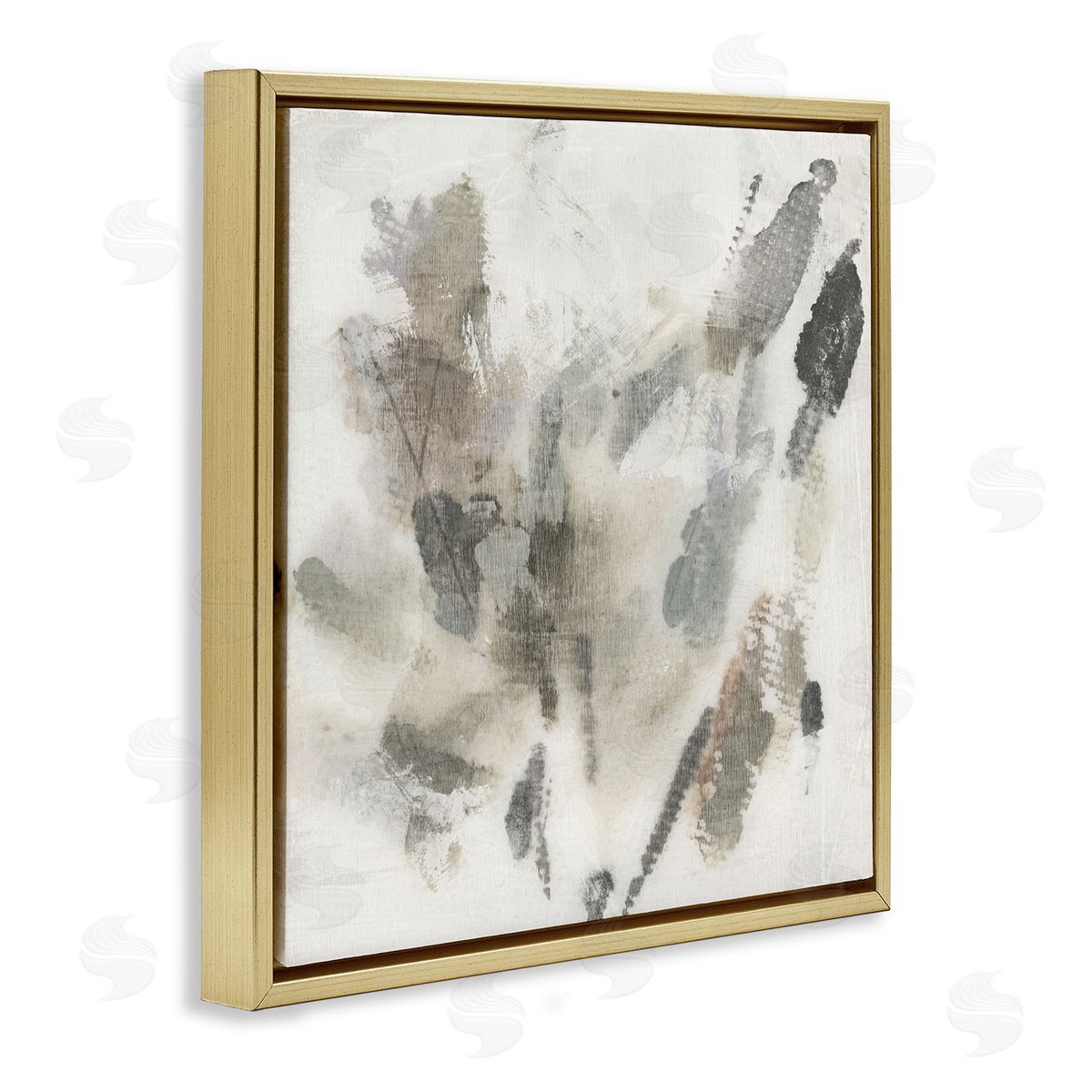 June Erica Vess Soft Embers on Beige Canvas Wall Art Print