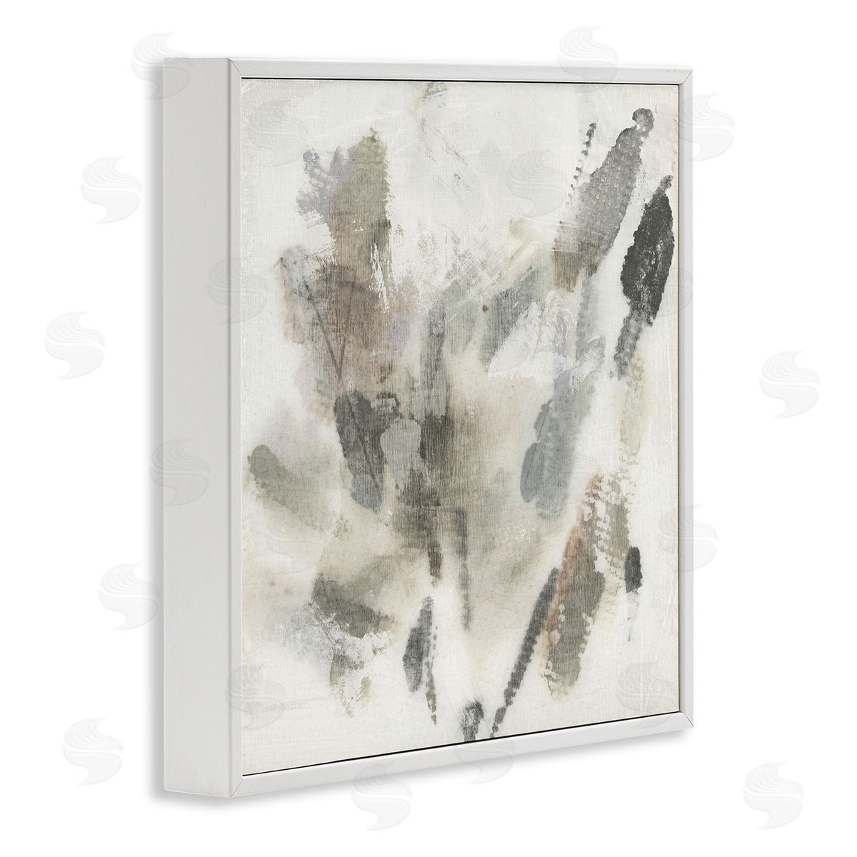 June Erica Vess Soft Embers on Beige Canvas Wall Art Print