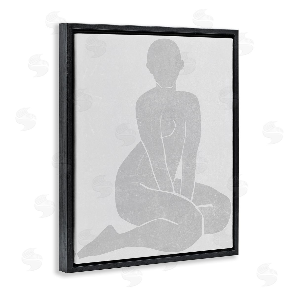 Melissa Wang Veiled Nude Contour Canvas Wall Art Print