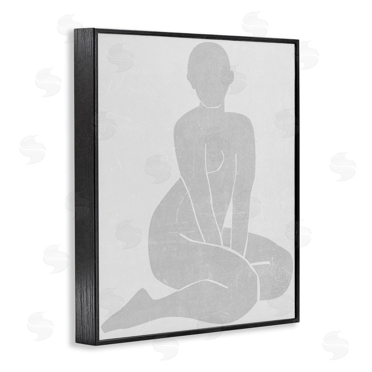 Melissa Wang Veiled Nude Contour Canvas Wall Art Print