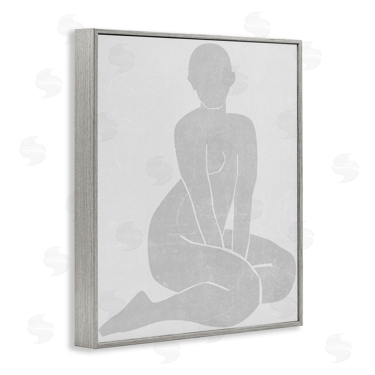 Melissa Wang Veiled Nude Contour Canvas Wall Art Print