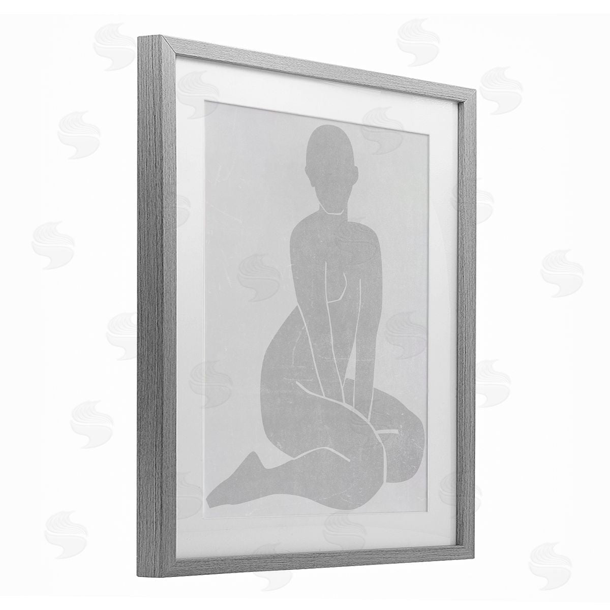 Melissa Wang Veiled Nude Contour Canvas Wall Art Print