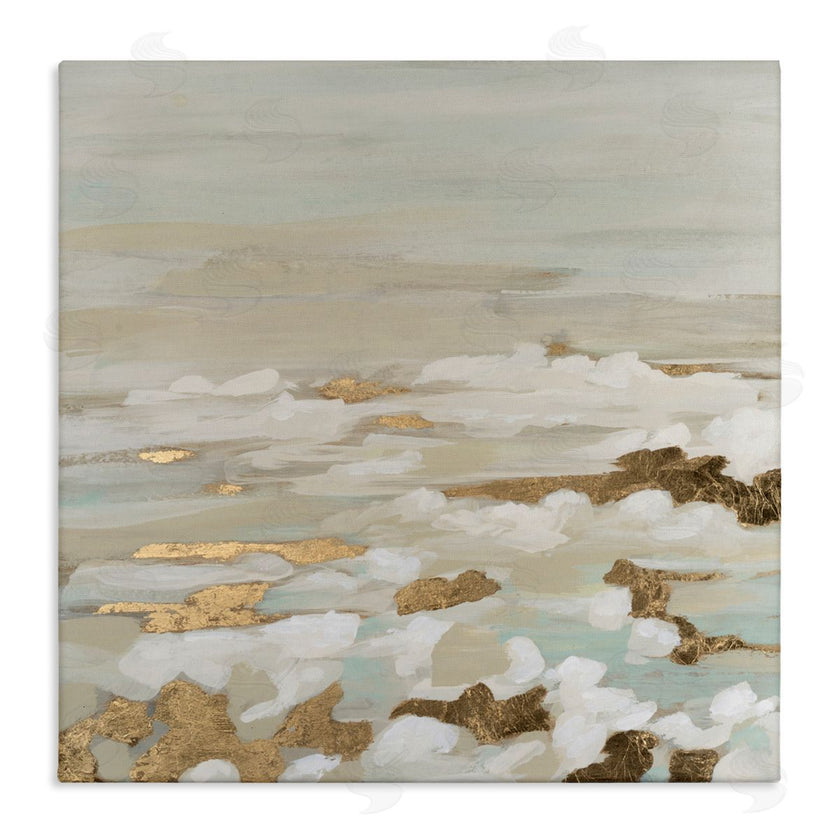 June Erica Vess | Gilded Surf Abstract Waves
