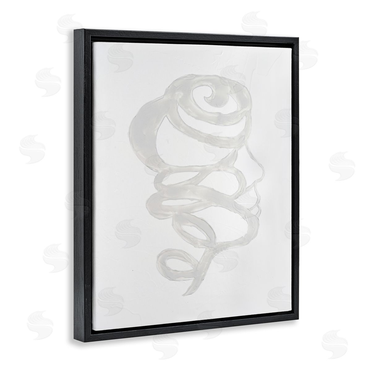 Vanna Lam Minimalist Coil Portrait Canvas Wall Art Print