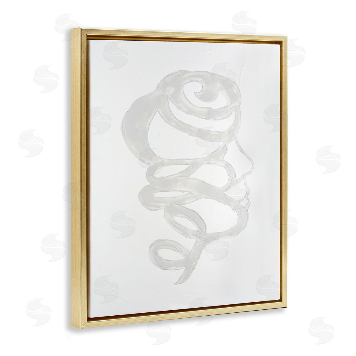 Vanna Lam Minimalist Coil Portrait Canvas Wall Art Print