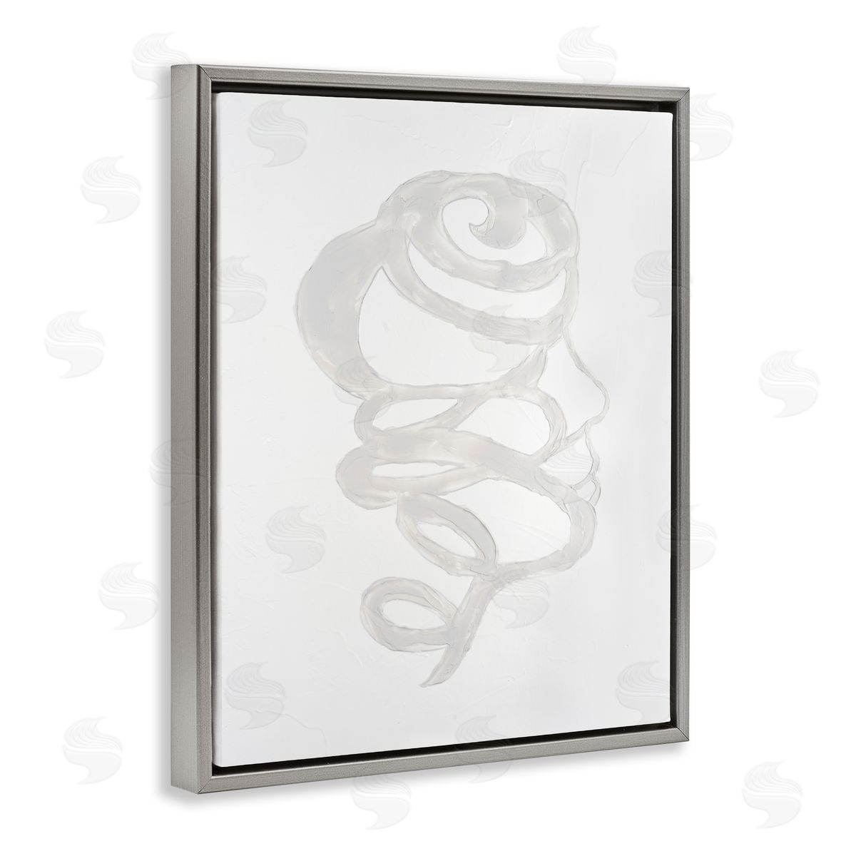 Vanna Lam Minimalist Coil Portrait Canvas Wall Art Print