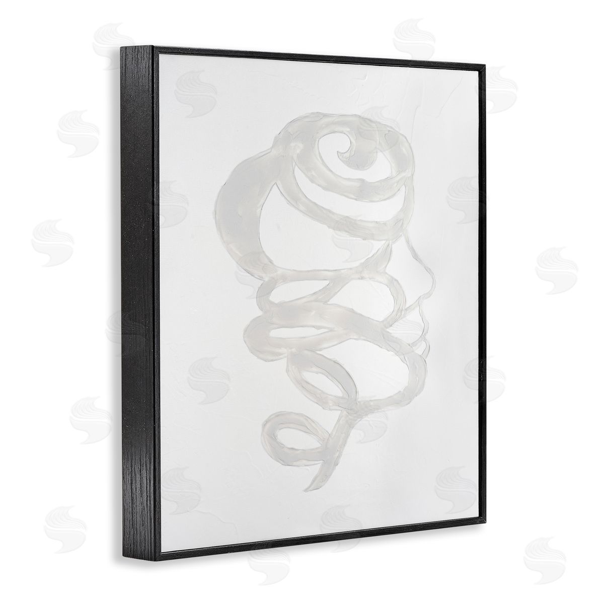 Vanna Lam Minimalist Coil Portrait Canvas Wall Art Print