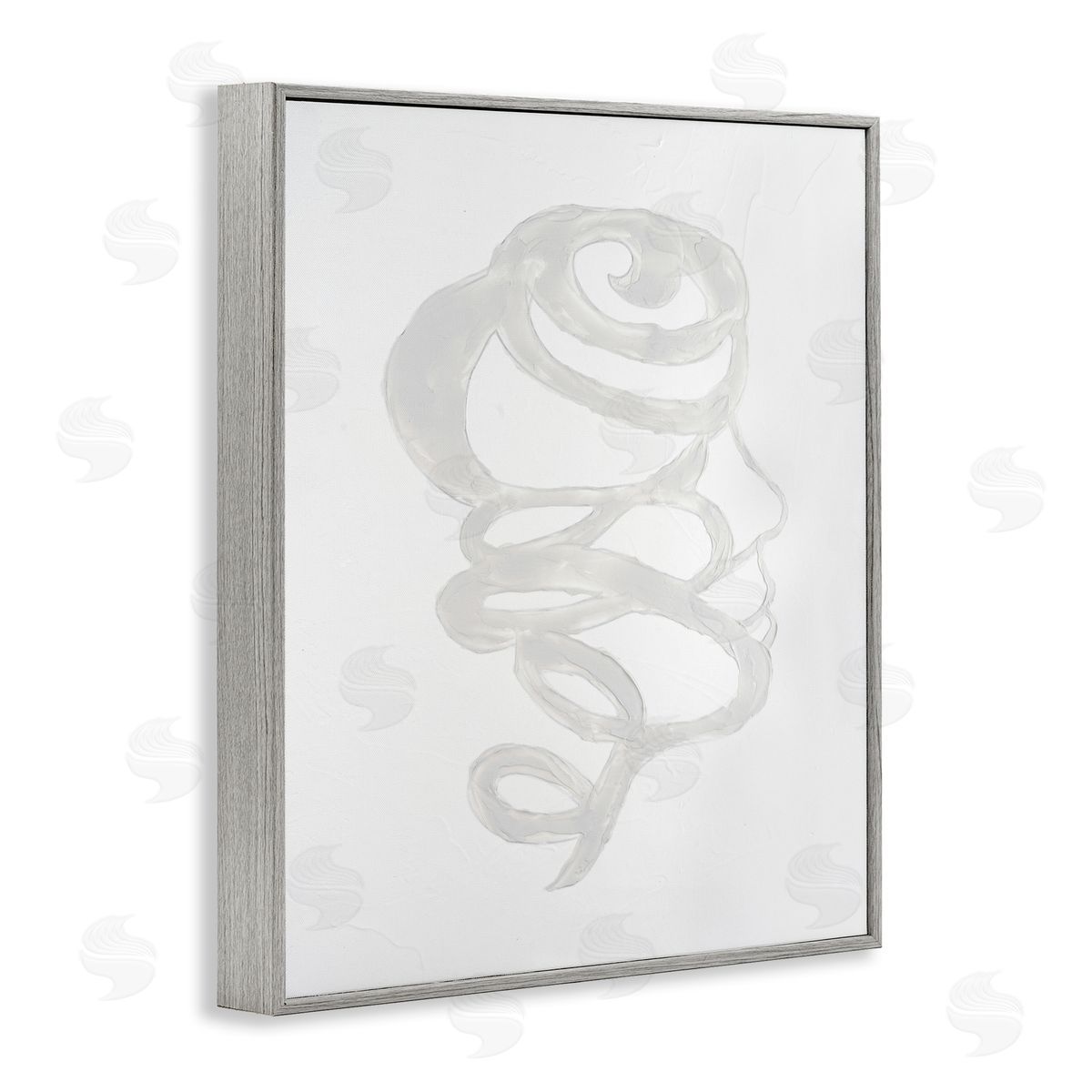 Vanna Lam Minimalist Coil Portrait Canvas Wall Art Print