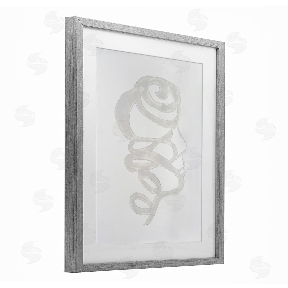 Vanna Lam Minimalist Coil Portrait Canvas Wall Art Print