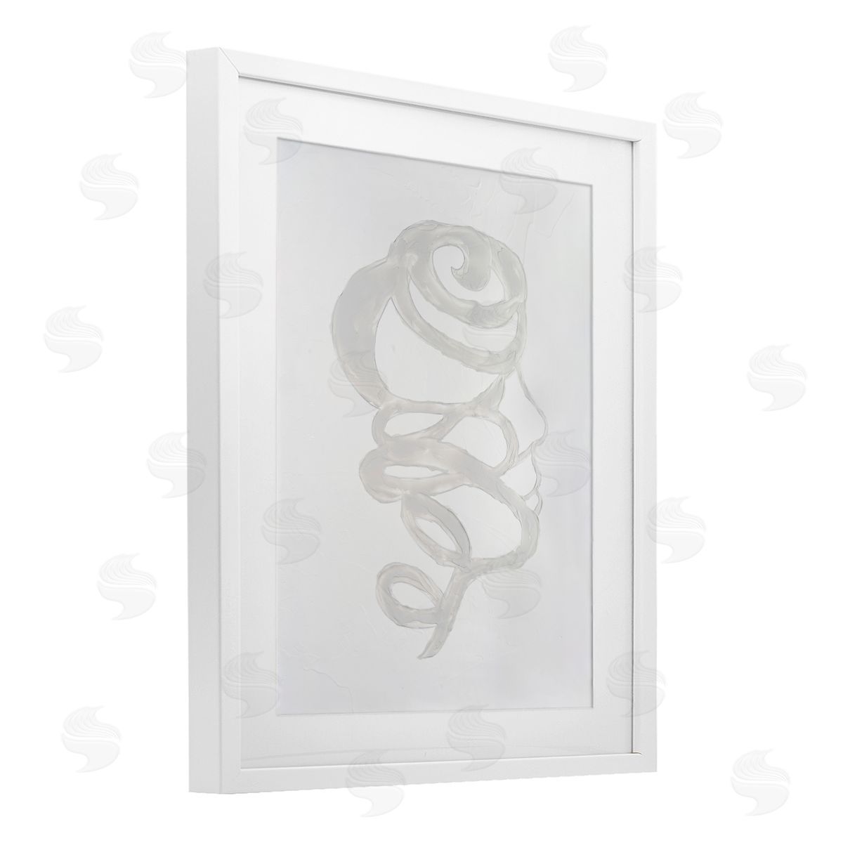 Vanna Lam Minimalist Coil Portrait Canvas Wall Art Print