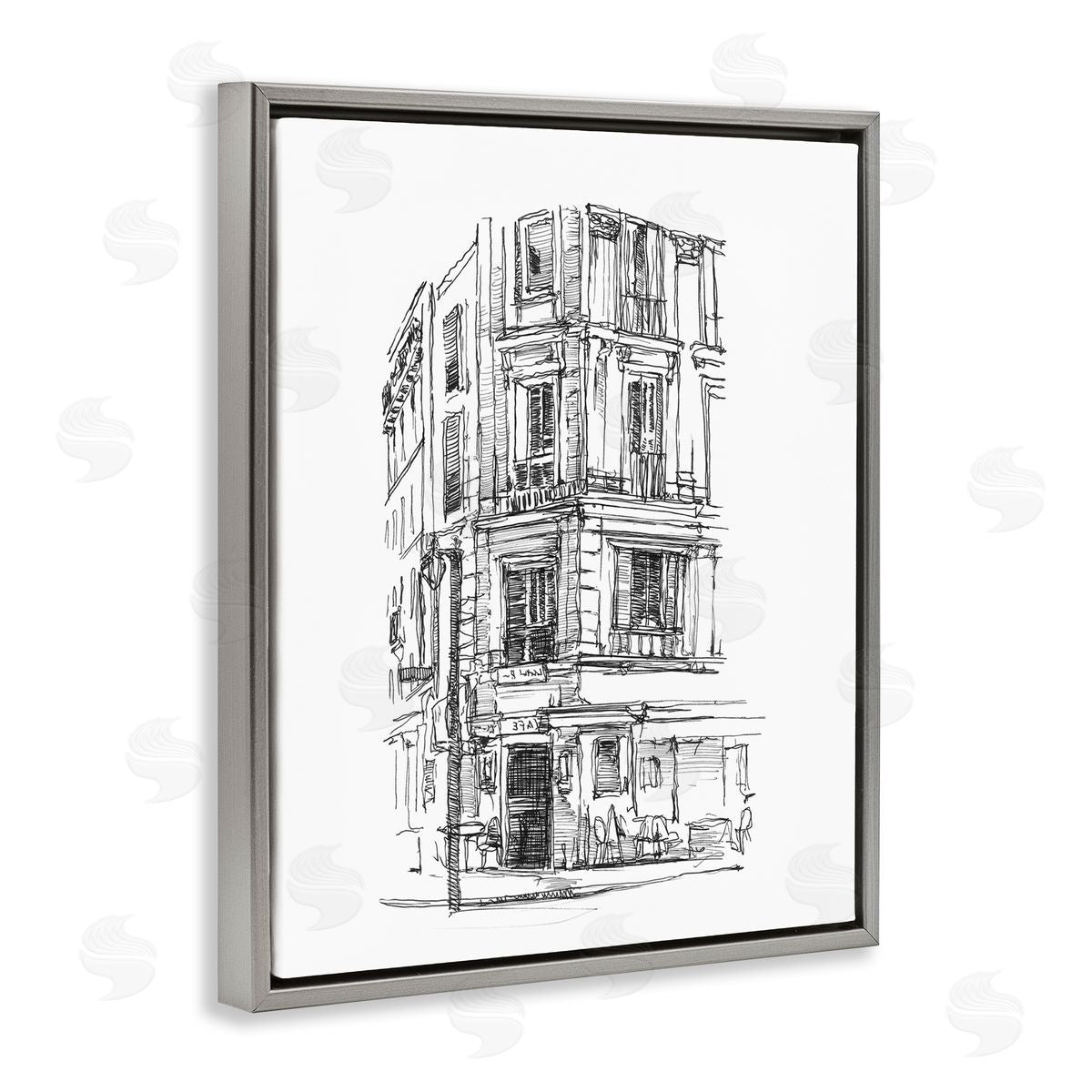 Ethan Harper Parisian Boulevard Architecture Canvas Wall Art Print