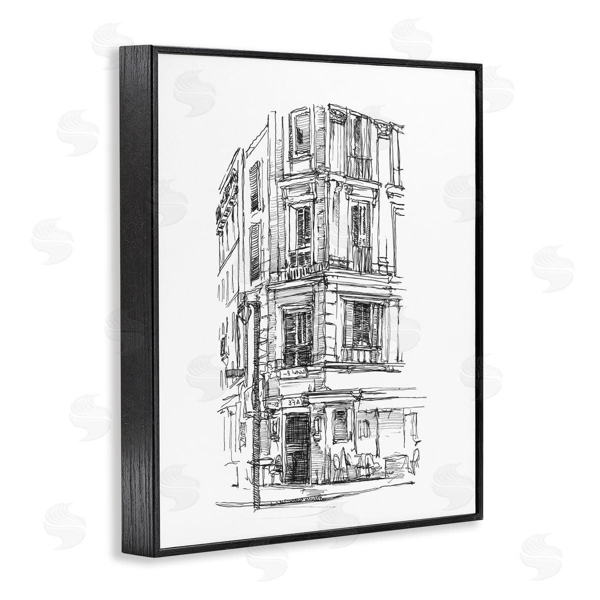 Ethan Harper Parisian Boulevard Architecture Canvas Wall Art Print