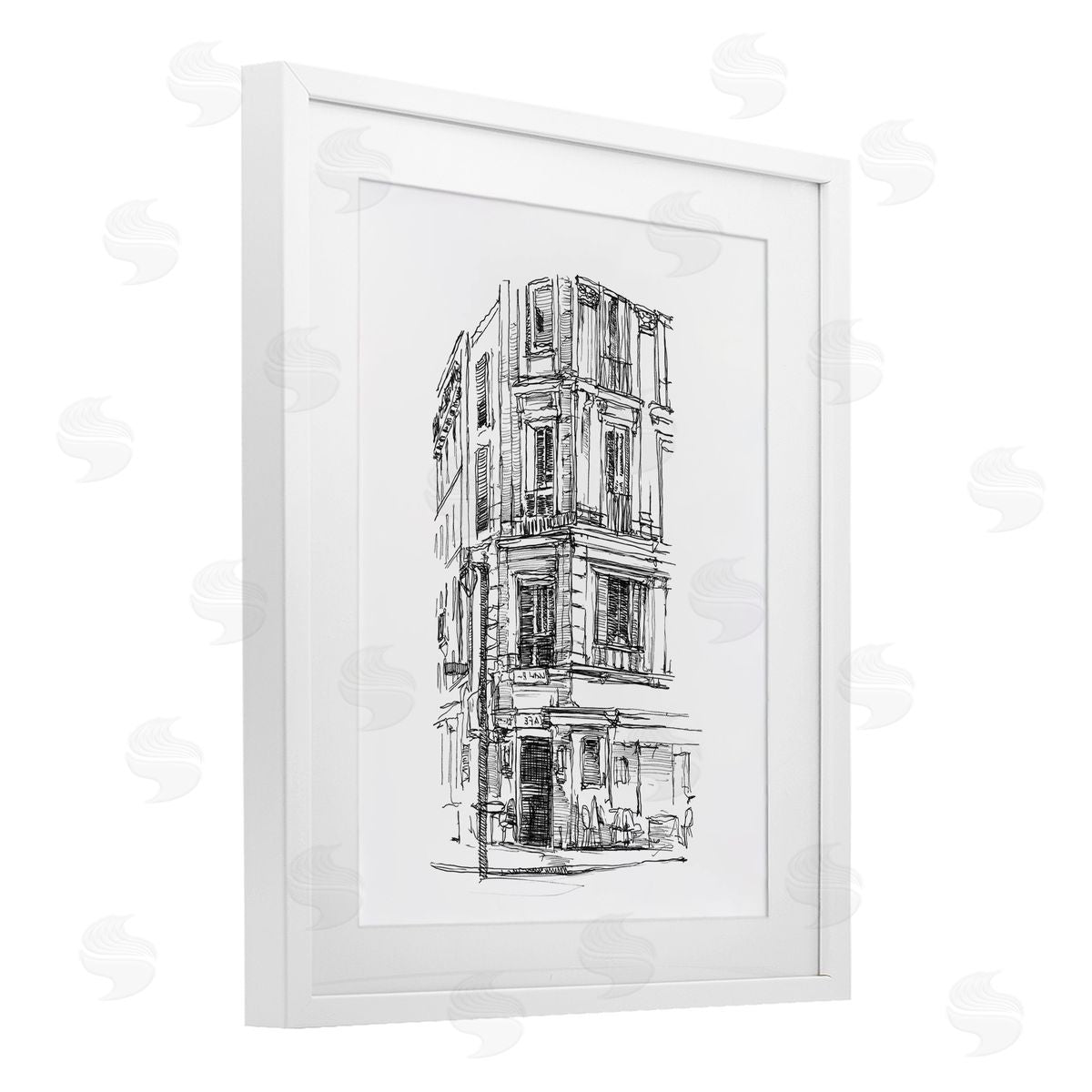 Ethan Harper Parisian Boulevard Architecture Canvas Wall Art Print