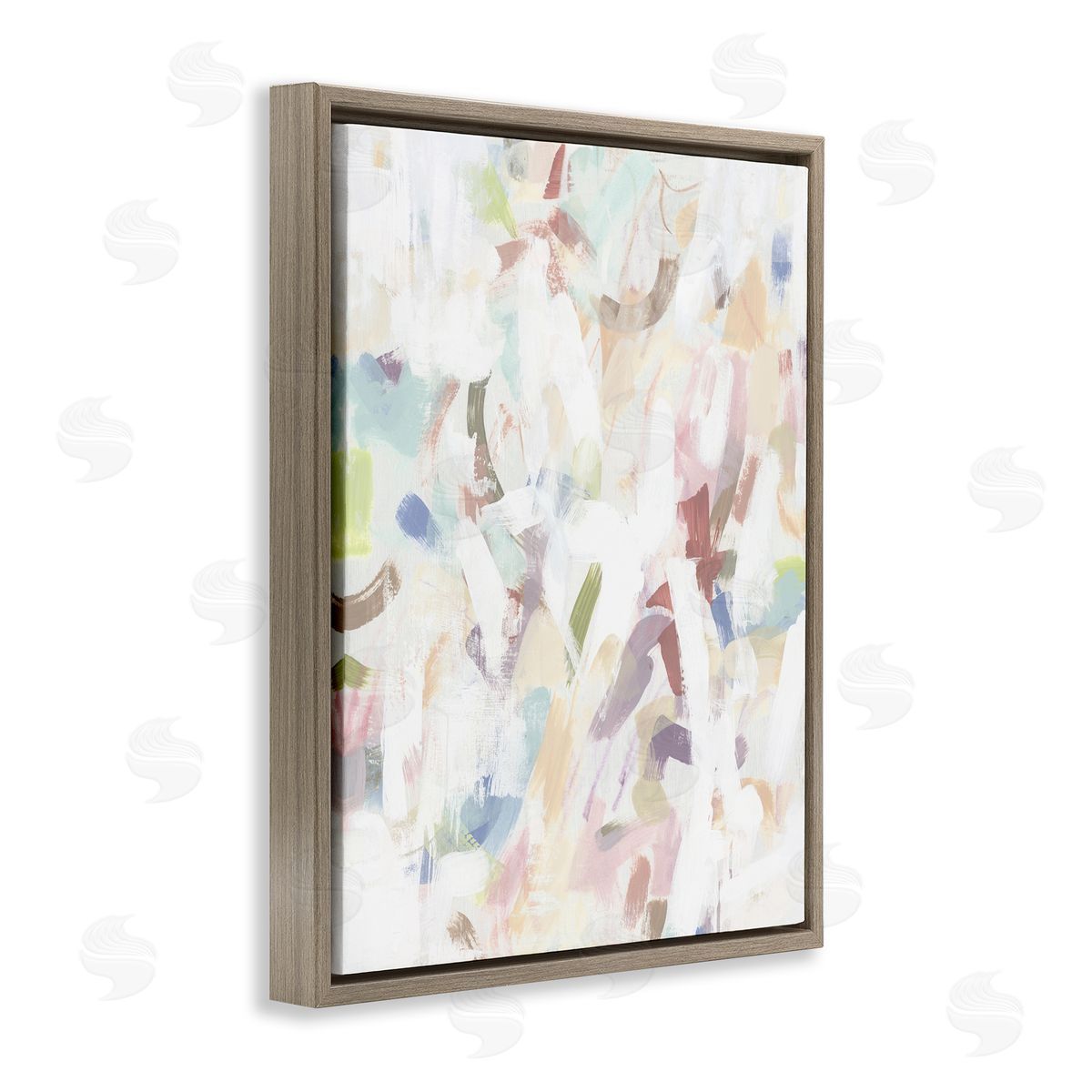 June Erica Vess Candy Scrape Abstraction Canvas Wall Art Print