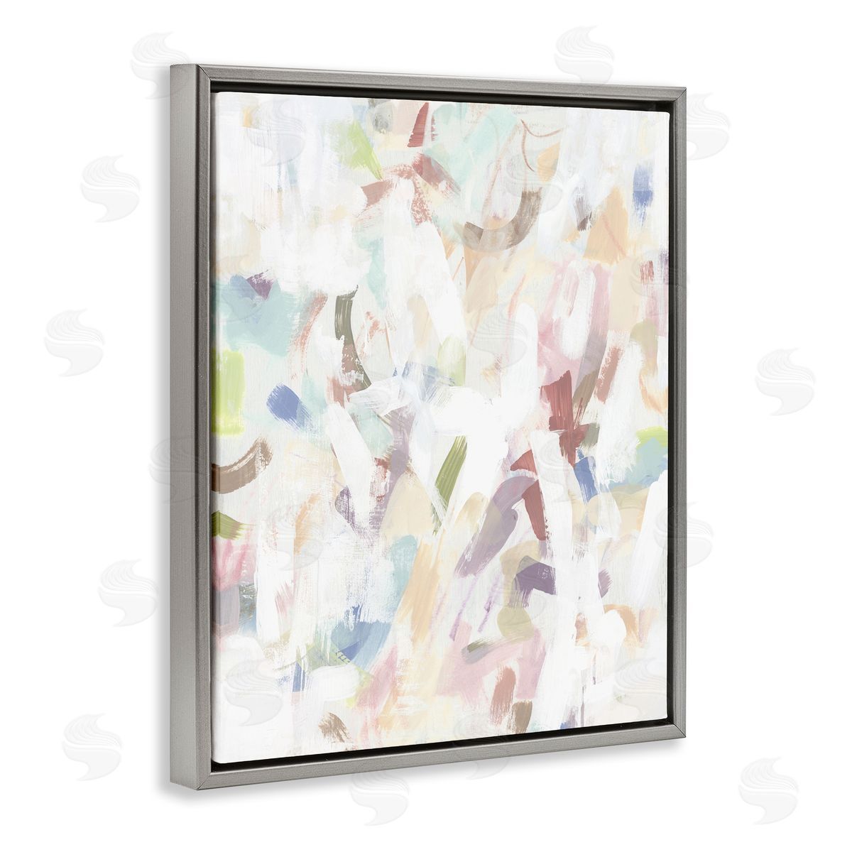 June Erica Vess Candy Scrape Abstraction Canvas Wall Art Print