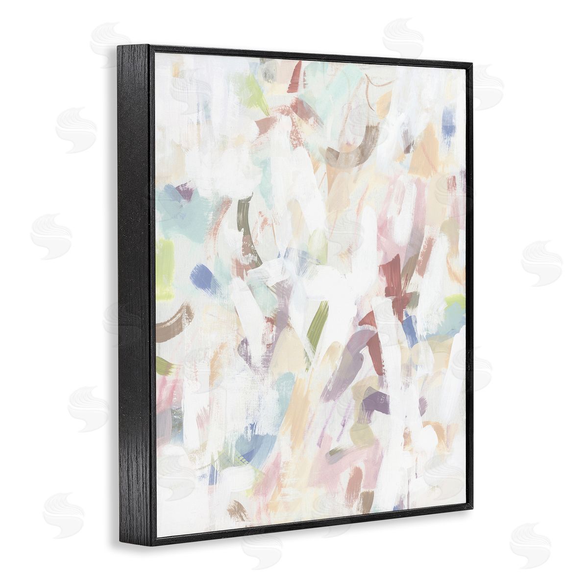 June Erica Vess Candy Scrape Abstraction Canvas Wall Art Print