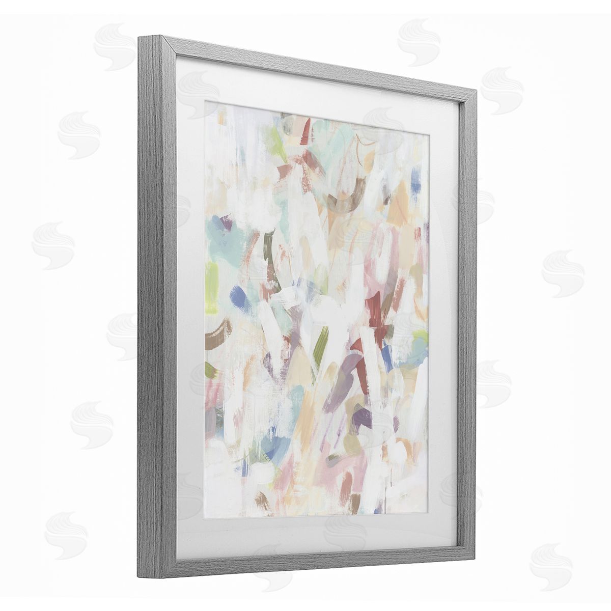 June Erica Vess Candy Scrape Abstraction Canvas Wall Art Print