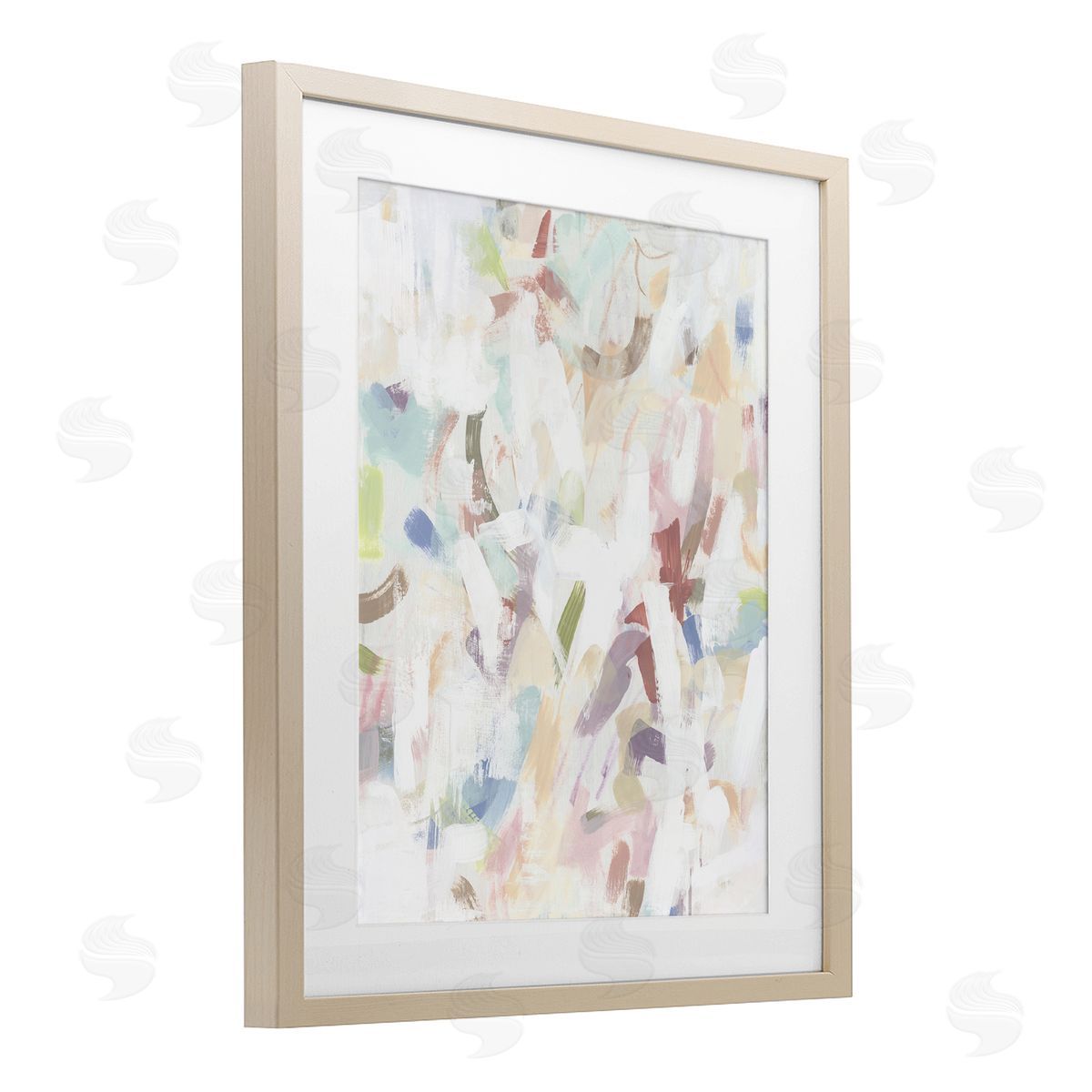 June Erica Vess Candy Scrape Abstraction Canvas Wall Art Print