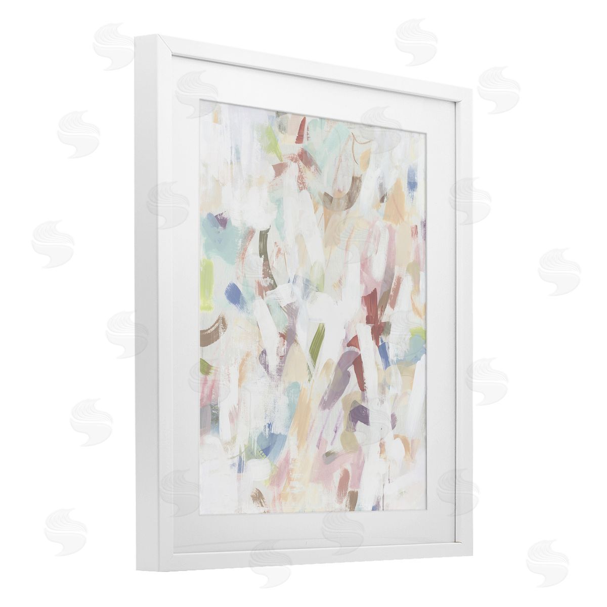 June Erica Vess Candy Scrape Abstraction Canvas Wall Art Print