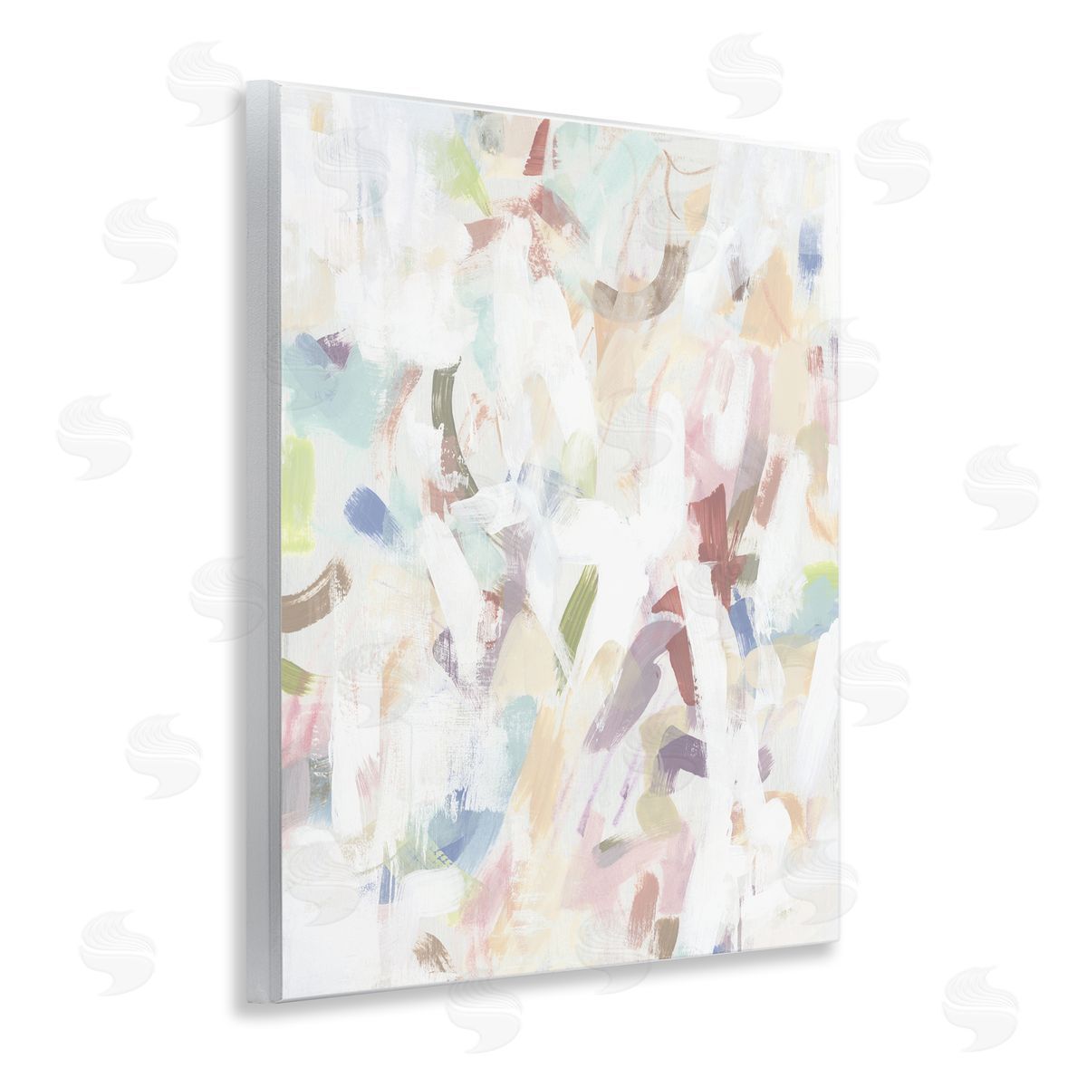 June Erica Vess Candy Scrape Abstraction Canvas Wall Art Print