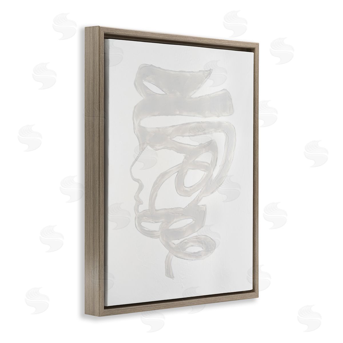 Vanna Lam Portrait Coil Monochrome Canvas Wall Art Print