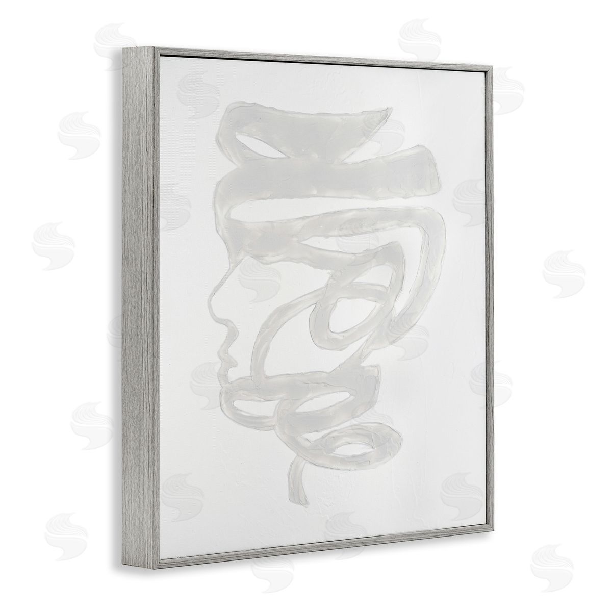 Vanna Lam Portrait Coil Monochrome Canvas Wall Art Print