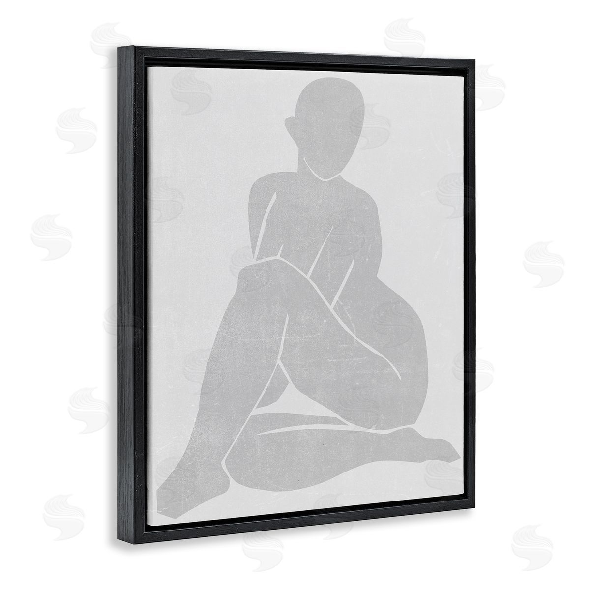 Melissa Wang Subtle Veiled Silhouette Canvas Wall Art Print
