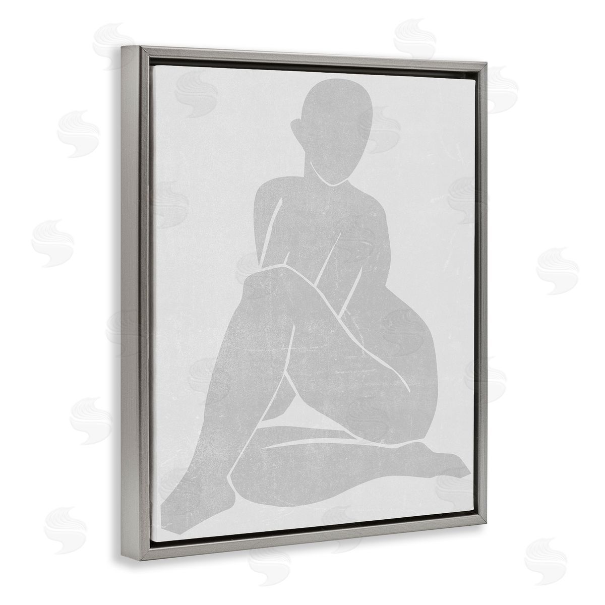Melissa Wang Subtle Veiled Silhouette Canvas Wall Art Print