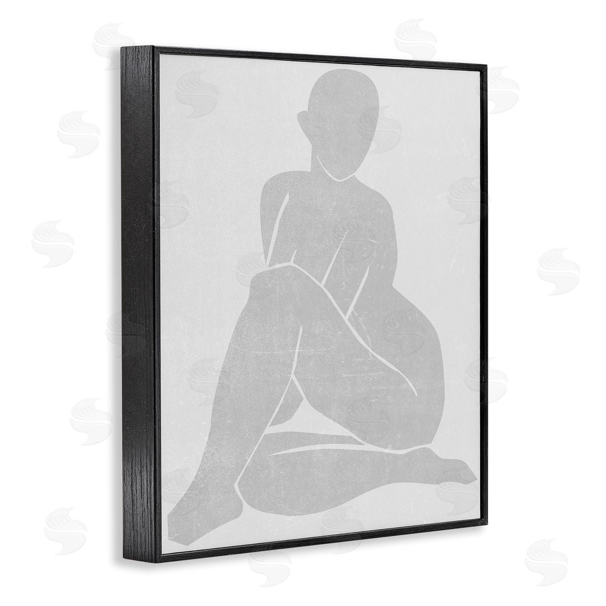 Melissa Wang Subtle Veiled Silhouette Canvas Wall Art Print