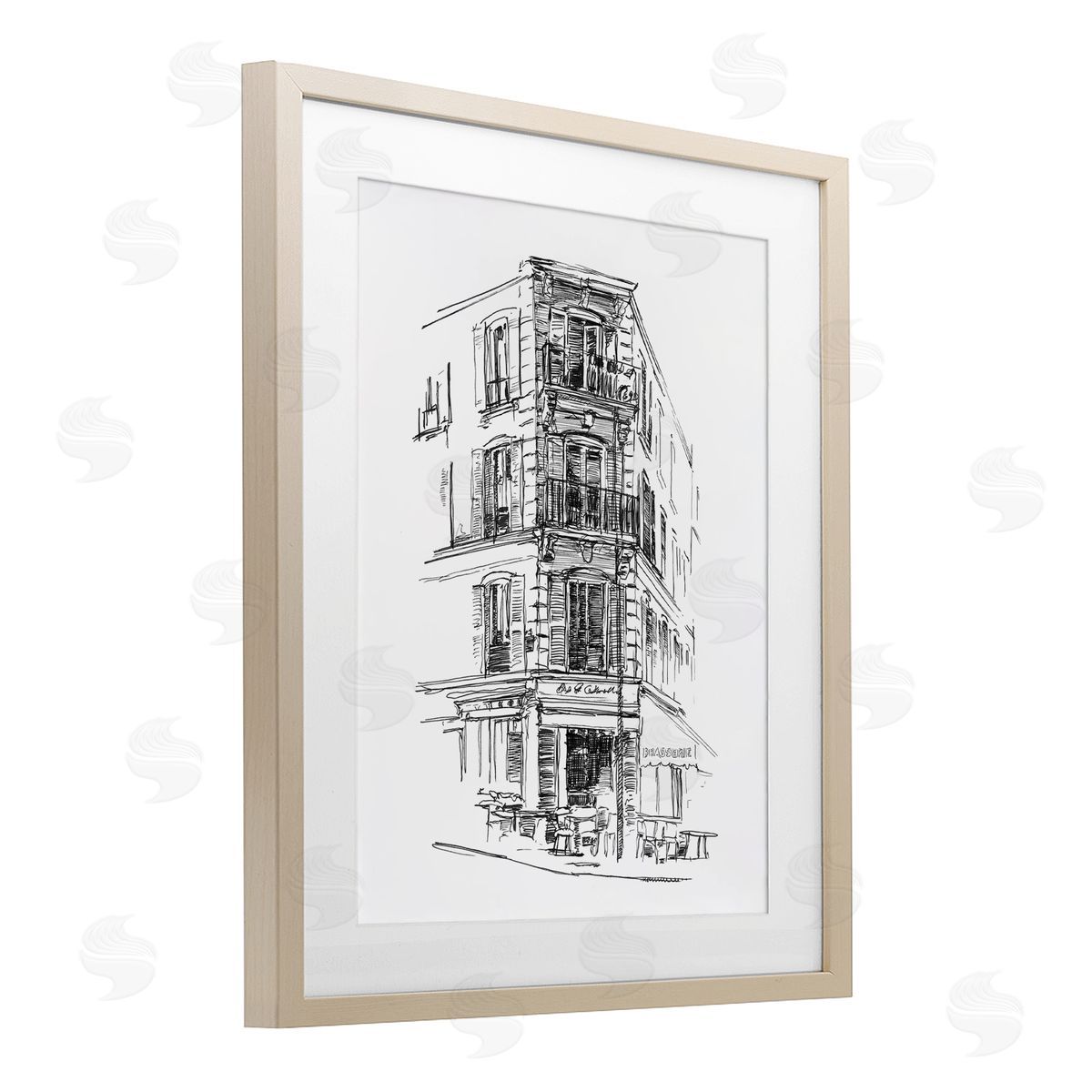 Ethan Harper Parisian Boulevard Study Canvas Wall Art Print