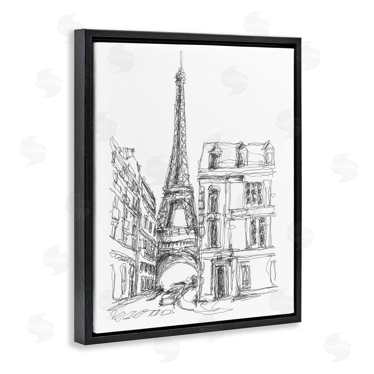 Ethan Harper Parisian Architecture Study Canvas Wall Art Print