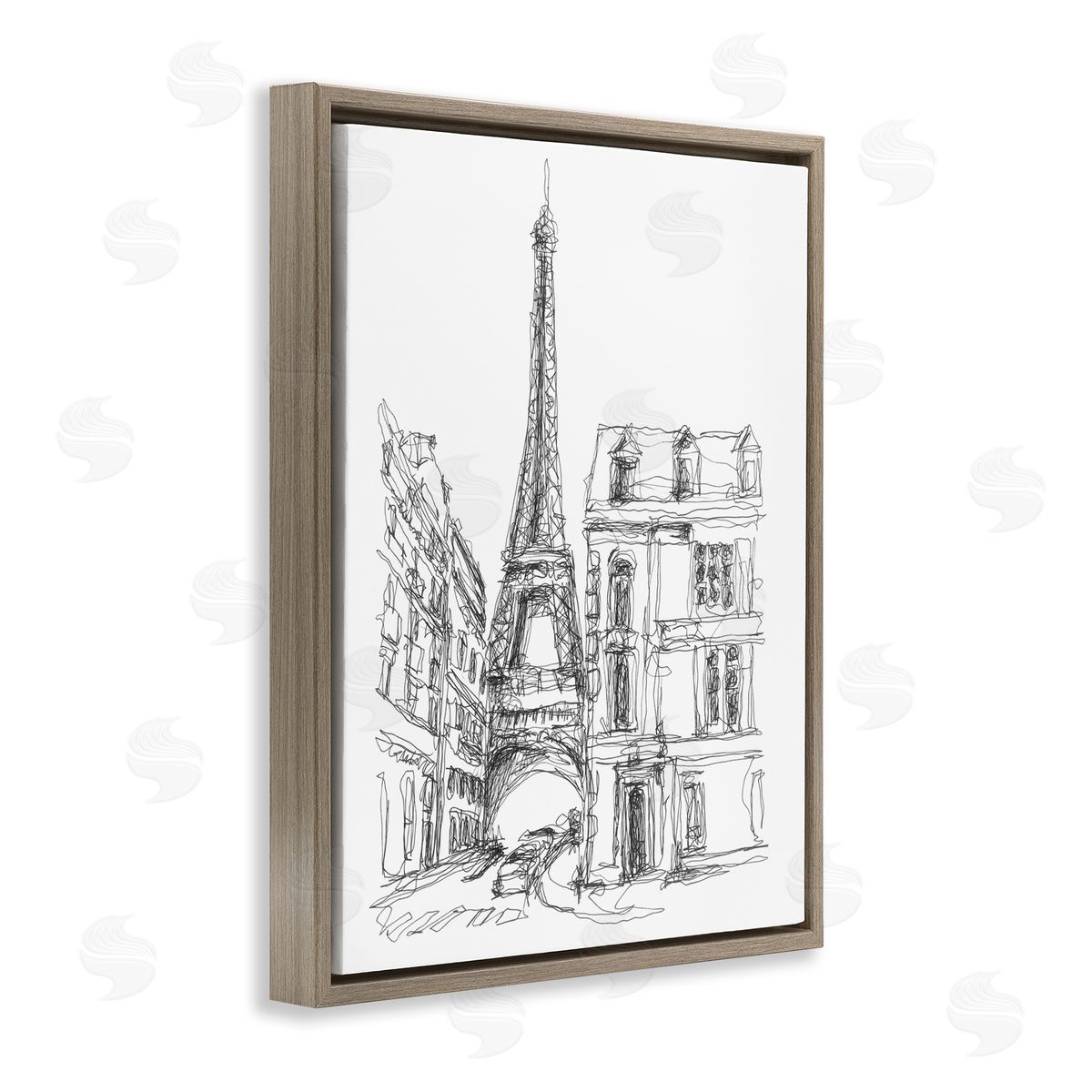 Ethan Harper Parisian Architecture Study Canvas Wall Art Print