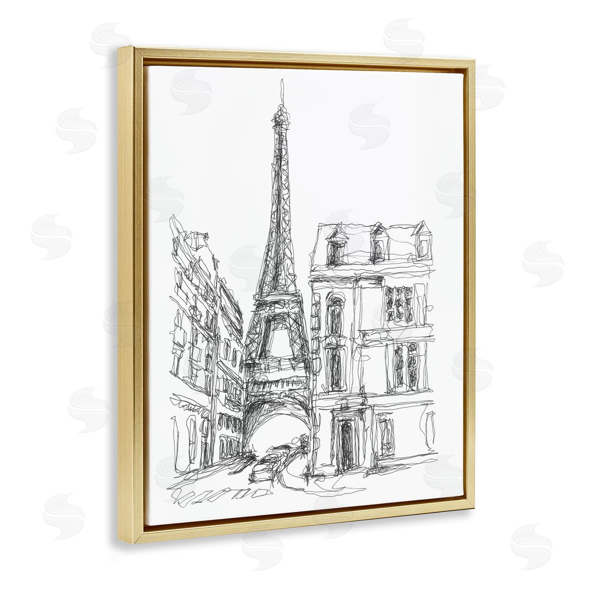 Ethan Harper Parisian Architecture Study Canvas Wall Art Print