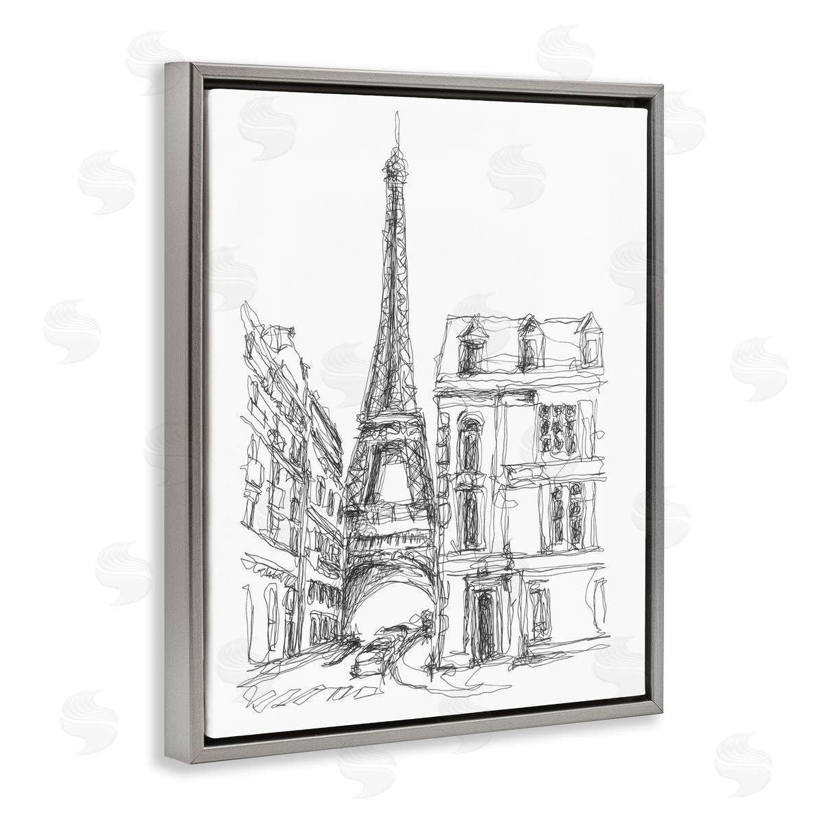 Ethan Harper Parisian Architecture Study Canvas Wall Art Print