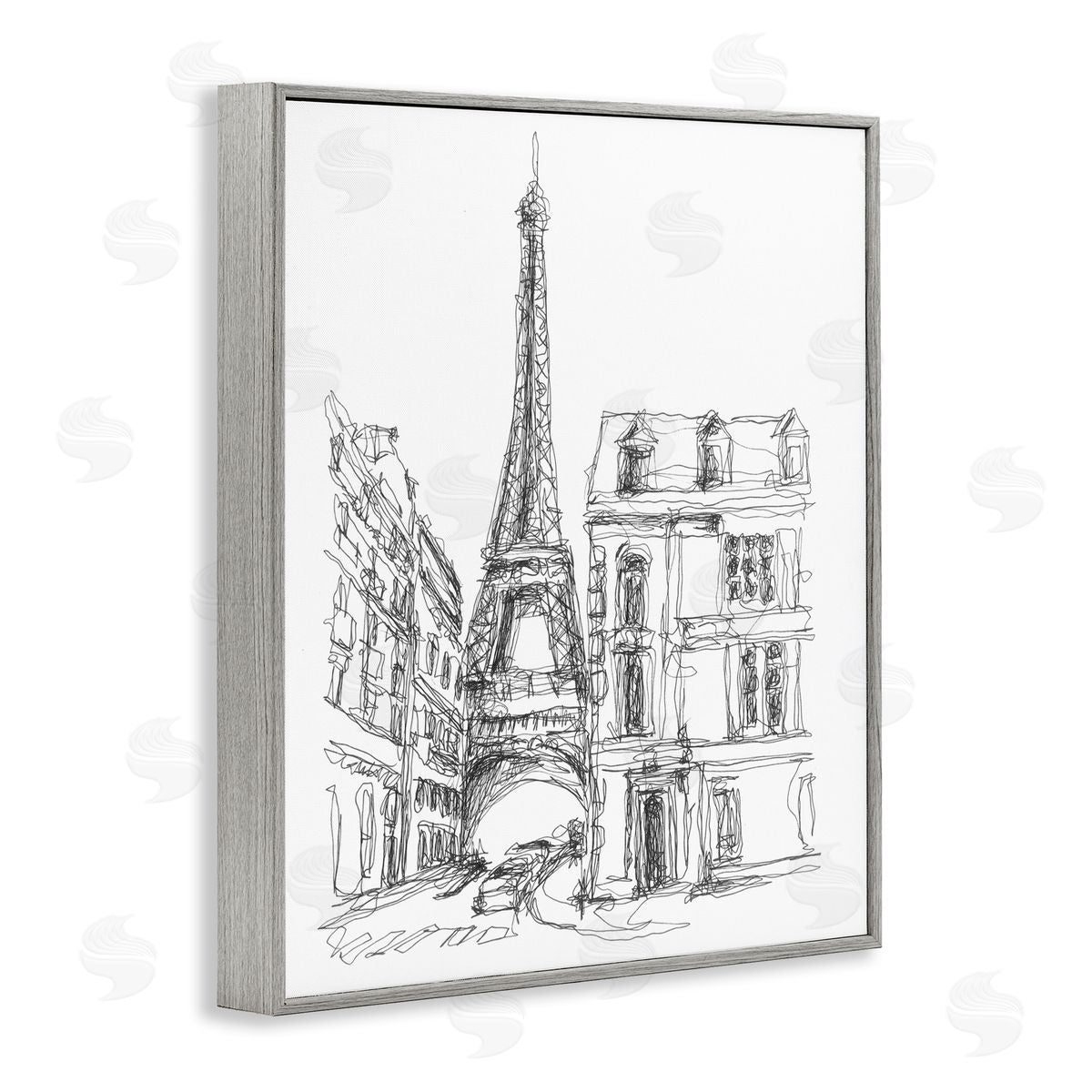 Ethan Harper Parisian Architecture Study Canvas Wall Art Print