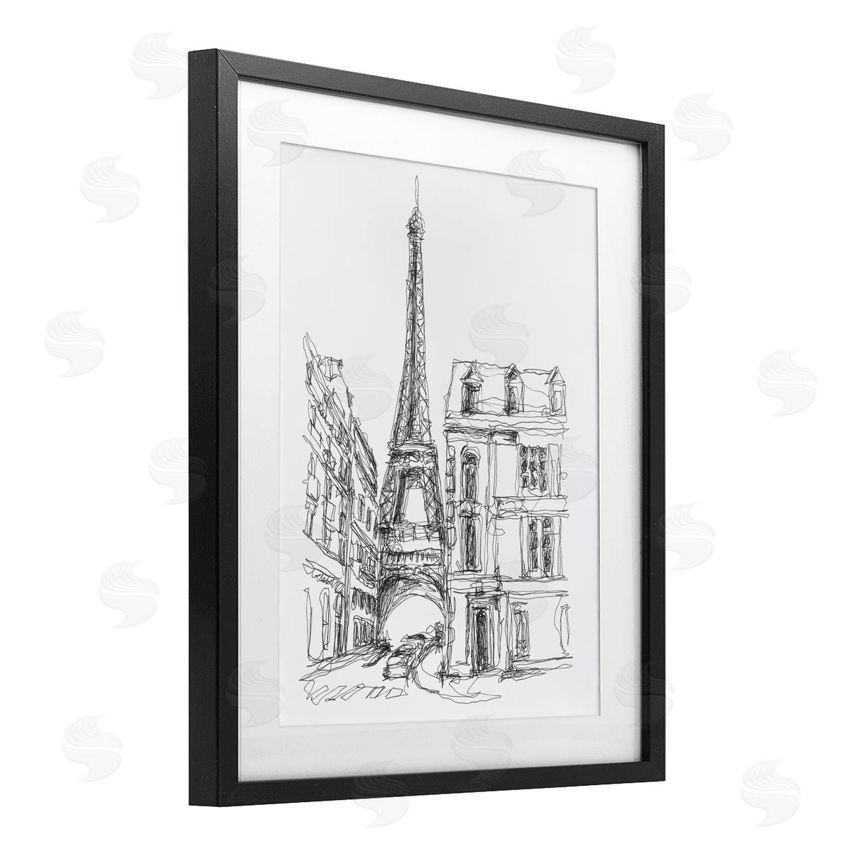 Ethan Harper Parisian Architecture Study Canvas Wall Art Print