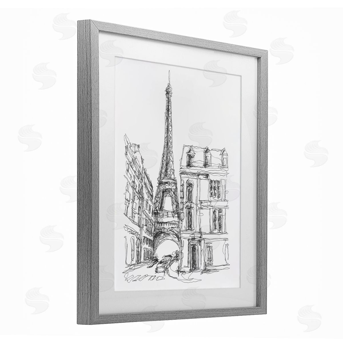 Ethan Harper Parisian Architecture Study Canvas Wall Art Print