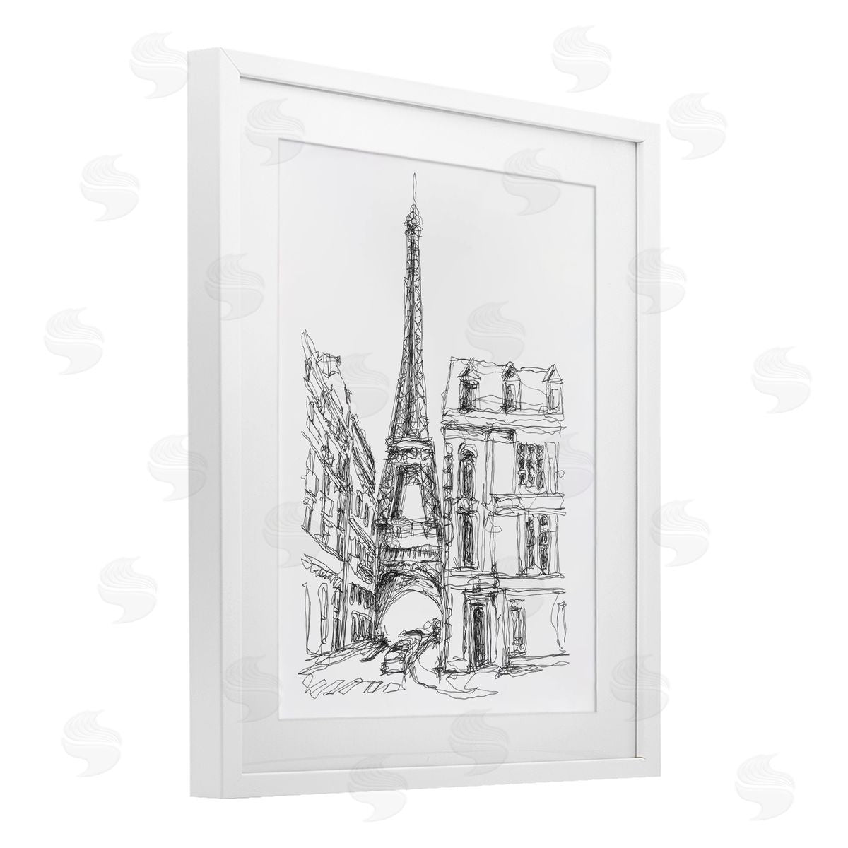 Ethan Harper Parisian Architecture Study Canvas Wall Art Print
