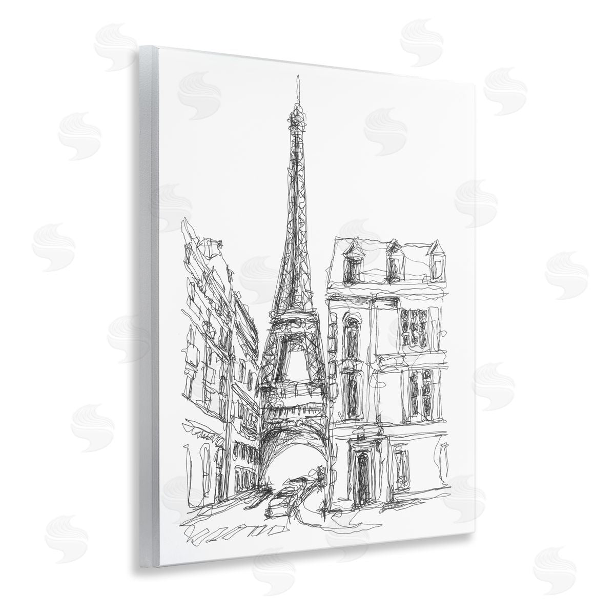 Ethan Harper Parisian Architecture Study Canvas Wall Art Print